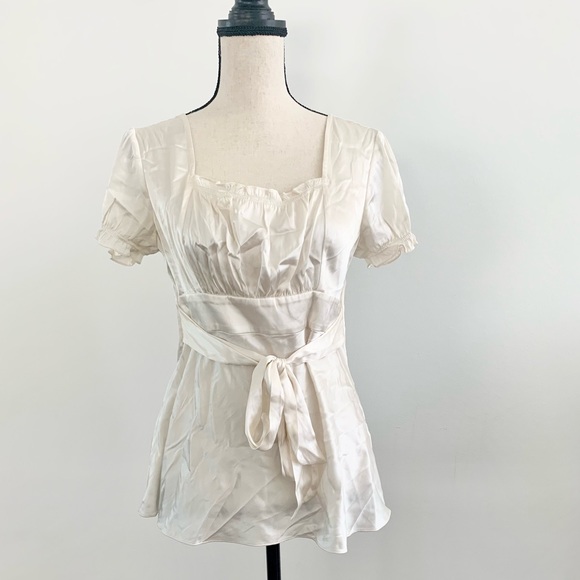 Express Size M Blouse Beige - Picture 2 of 5